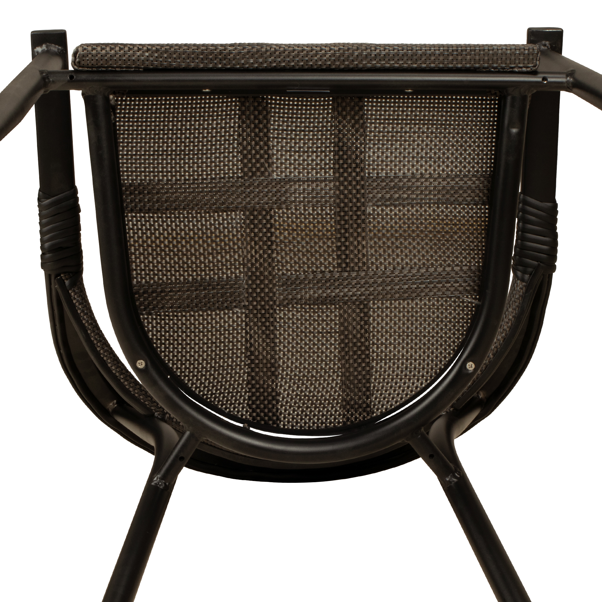 Spinaro classic Outdoorstuhl mit Geflecht – Detail Gestell