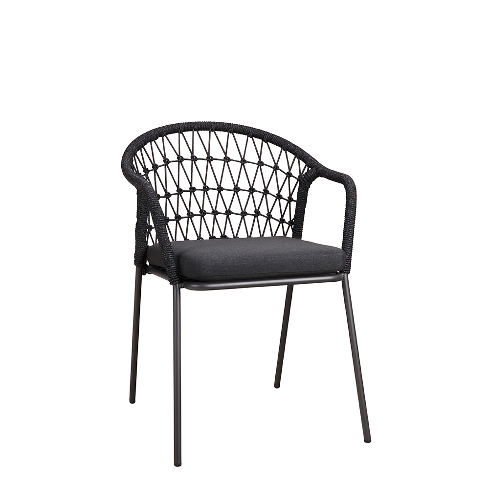 Outdoor-gastronomiestuhl_modern_Exora-Dark-Grey_vorne_1000px Exora dark grey