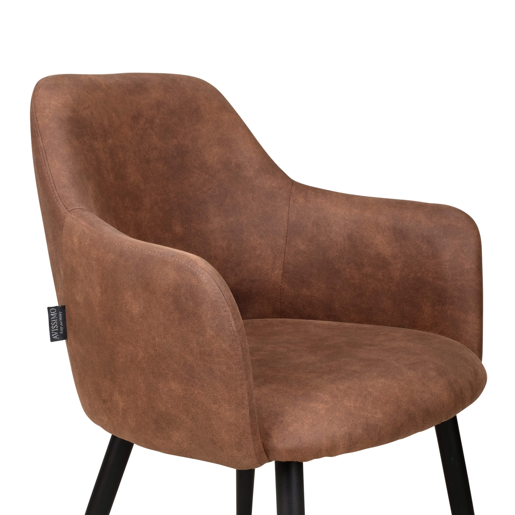 Uson Arm Yuma 42 Vollpolsterstuhl für Gastronomie – Sitzschale seitlich