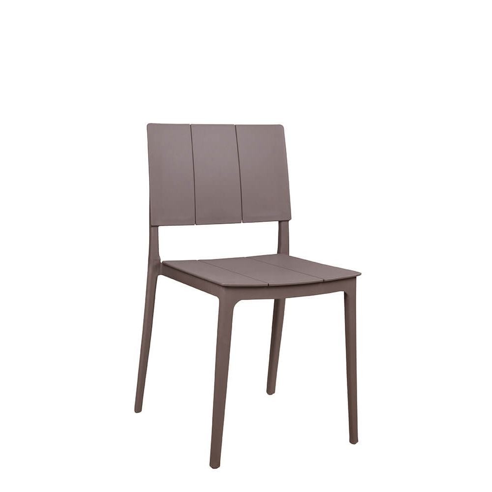 Gastronomiestuhl_Outdoor_Kunststoffstuhl_FOMA-1860-Taupe_112 Kunststoffstuhl FOMA 1860 Taupe