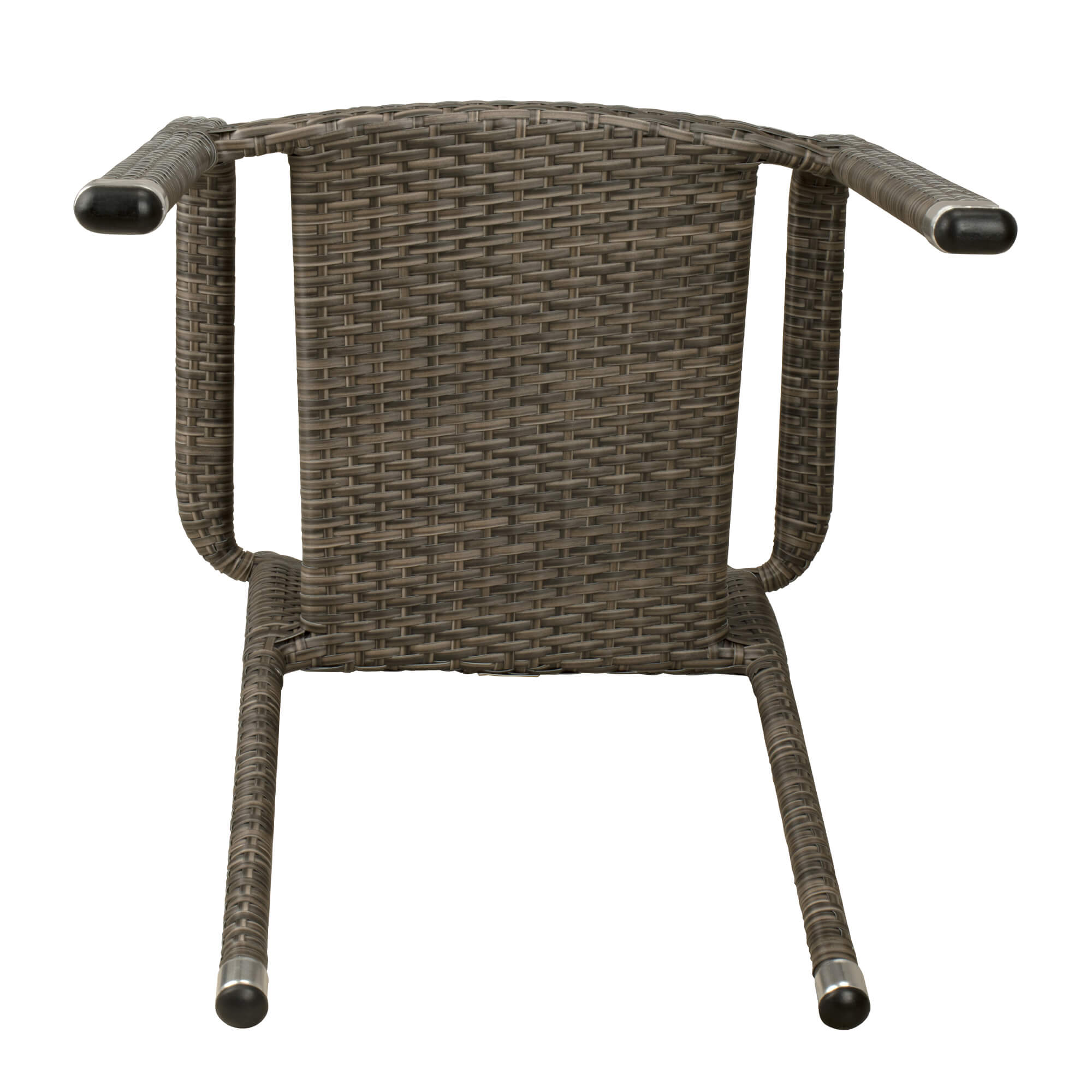 Gastronomiestuhl Outdoor Basato mixed brown - Gestell