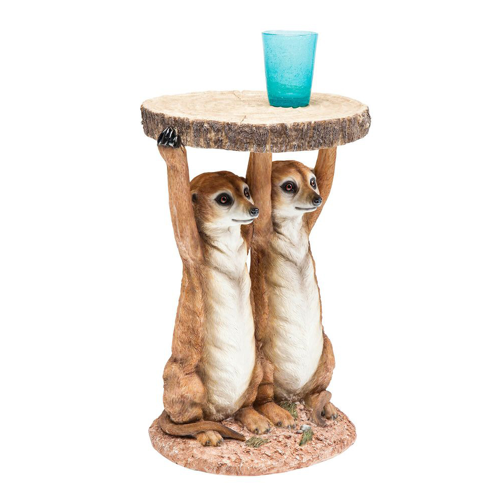 79748_master_30_b Beistelltisch Animal Meerkat Sisters Ø33cm