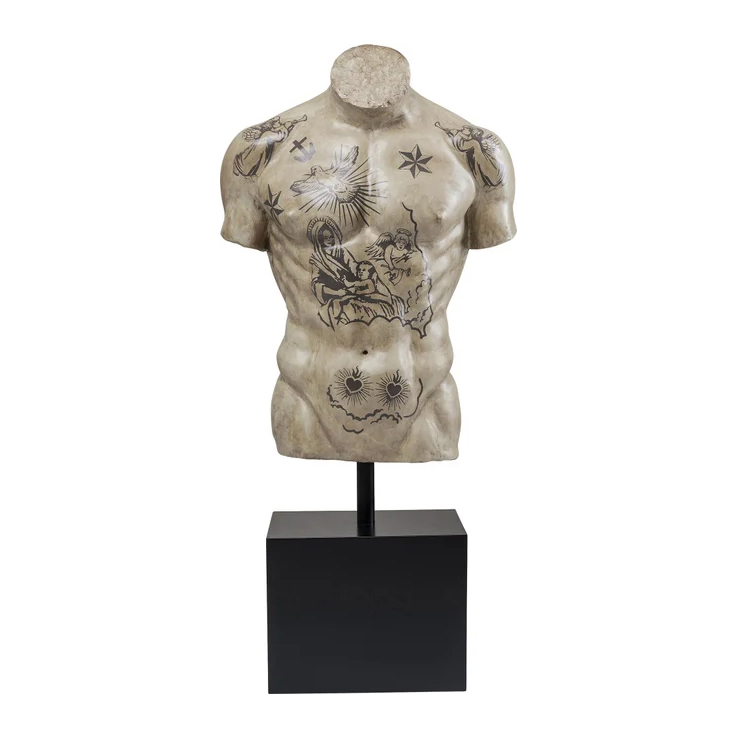 Deko Objekt Torso Tattoo