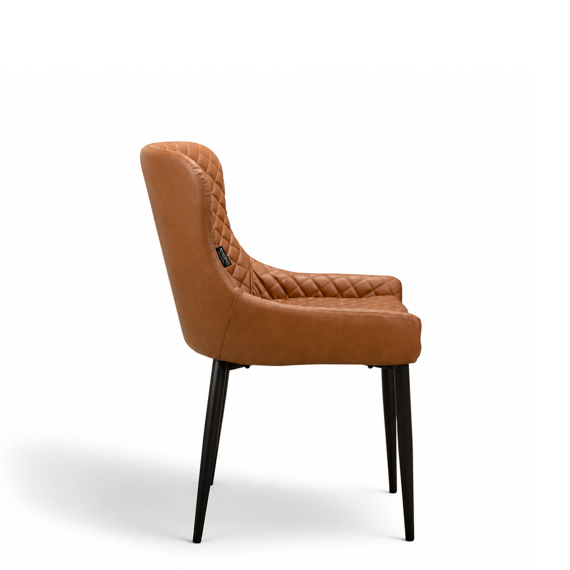 Outdoorstuhl mit Geflecht Sorano brown - Seitenansicht