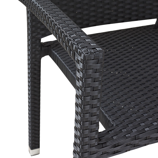 Gastronomie_Terrassenstuhl_Terrassenstuhl_Panama_black_seagrass_Detail_1000px