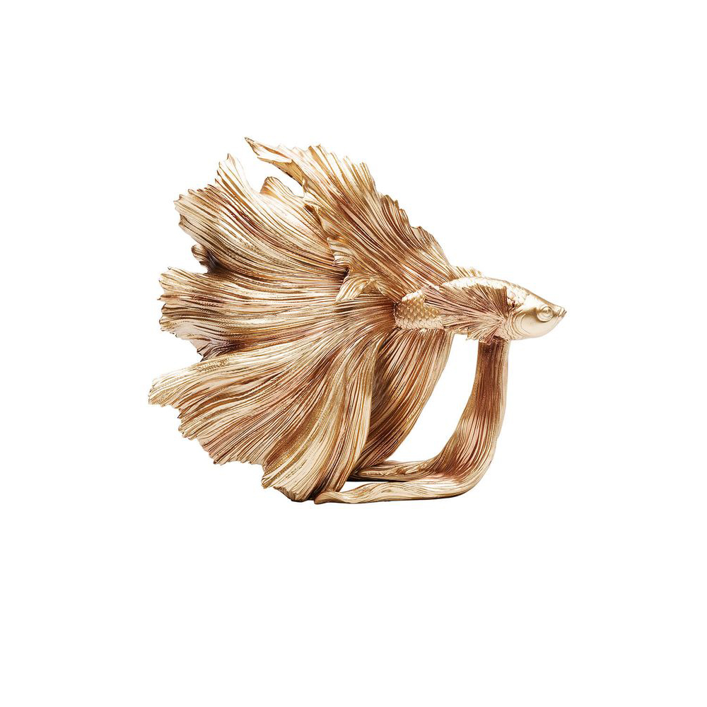 68023 Deko Figur Betta Fish Gold Klein