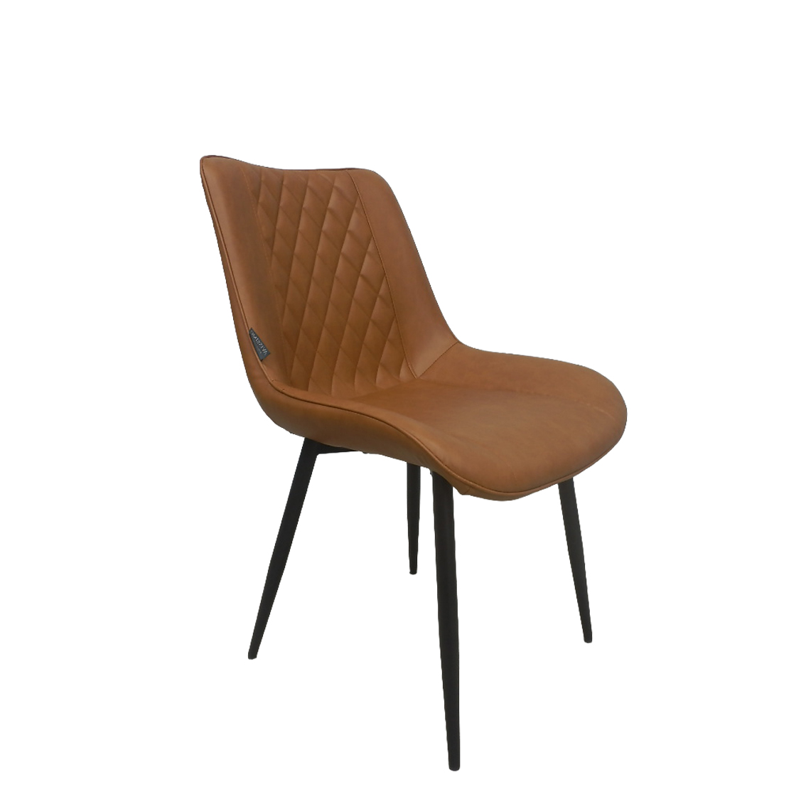 Gastronomiestuhl Polsterstuhl Okana-107-D PU-A 19 Brown - Vorderansicht