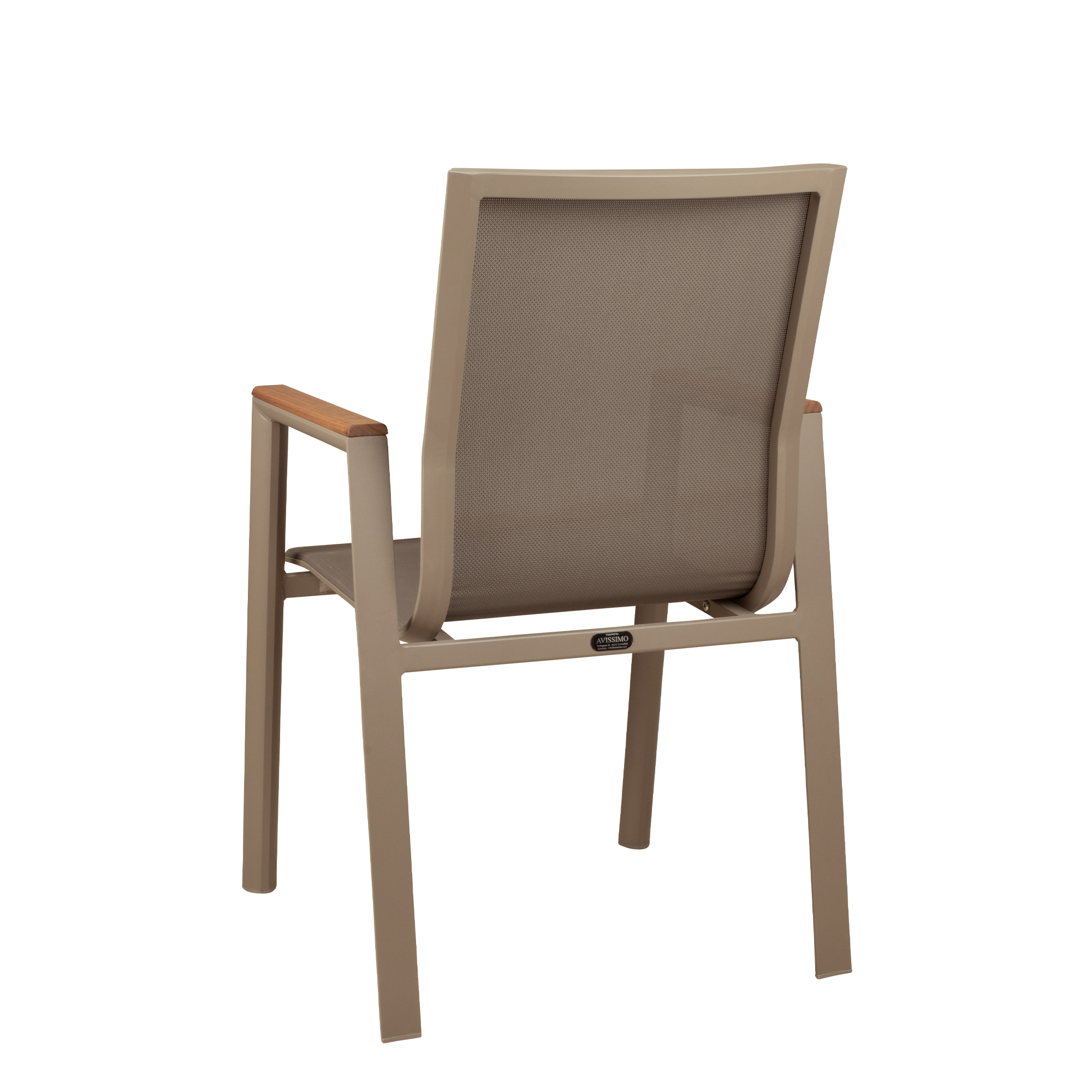 terrassenstuehle_gastronomie_stramo_taupe_rueckansicht Stramo taupe Outdoorstuhl mit Geflecht – Rueckansicht