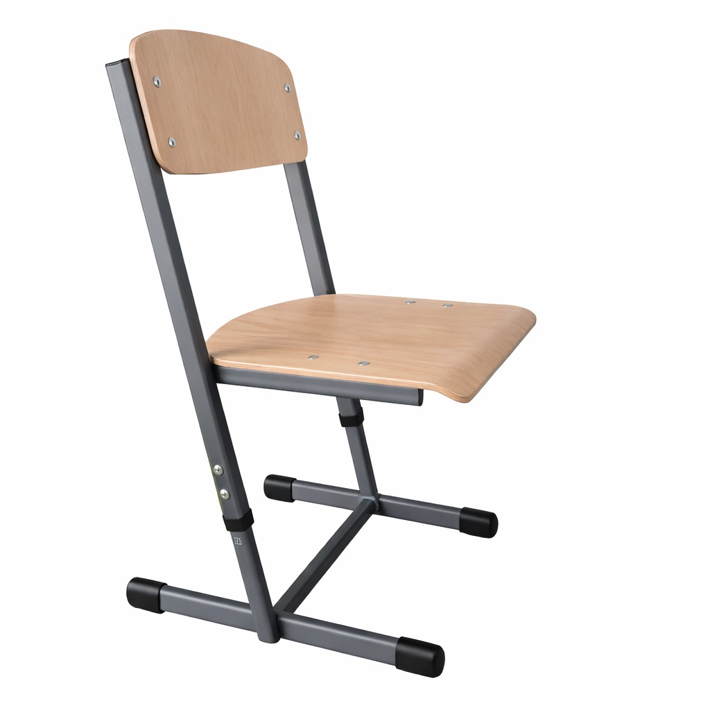 Schülerstuhl höhenverstellbar mit HPL Beschichtung