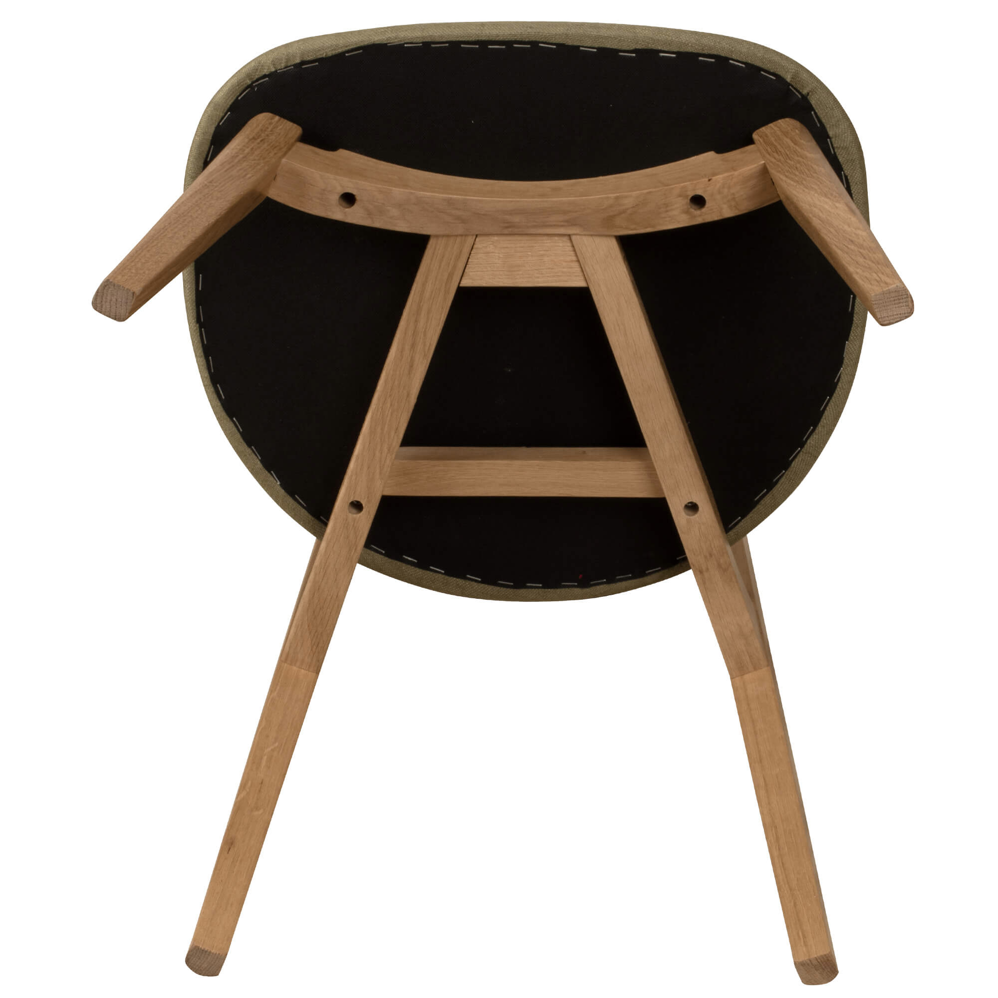 Kani P Eiche Indoorstuhl mit Polsterung – Detail Gestell