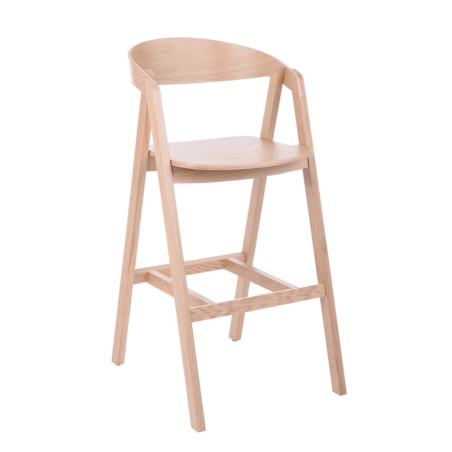 Gastronomiestuhl_Holzbarhocker_Giro_bar_vorne Gurono Bar