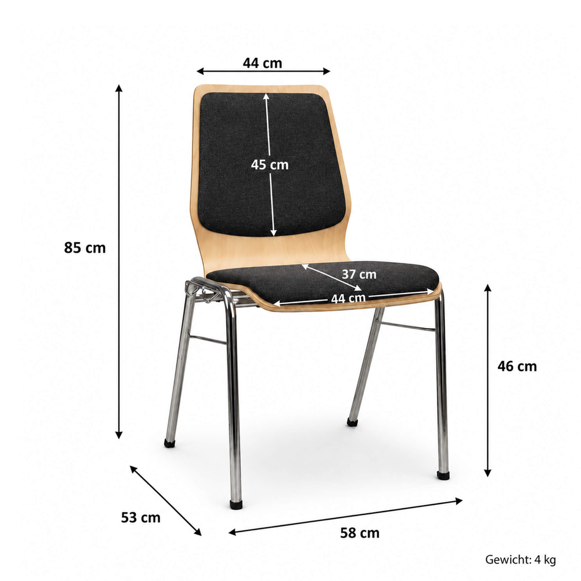 Konferenzstuhl Anco 220 Ma?e