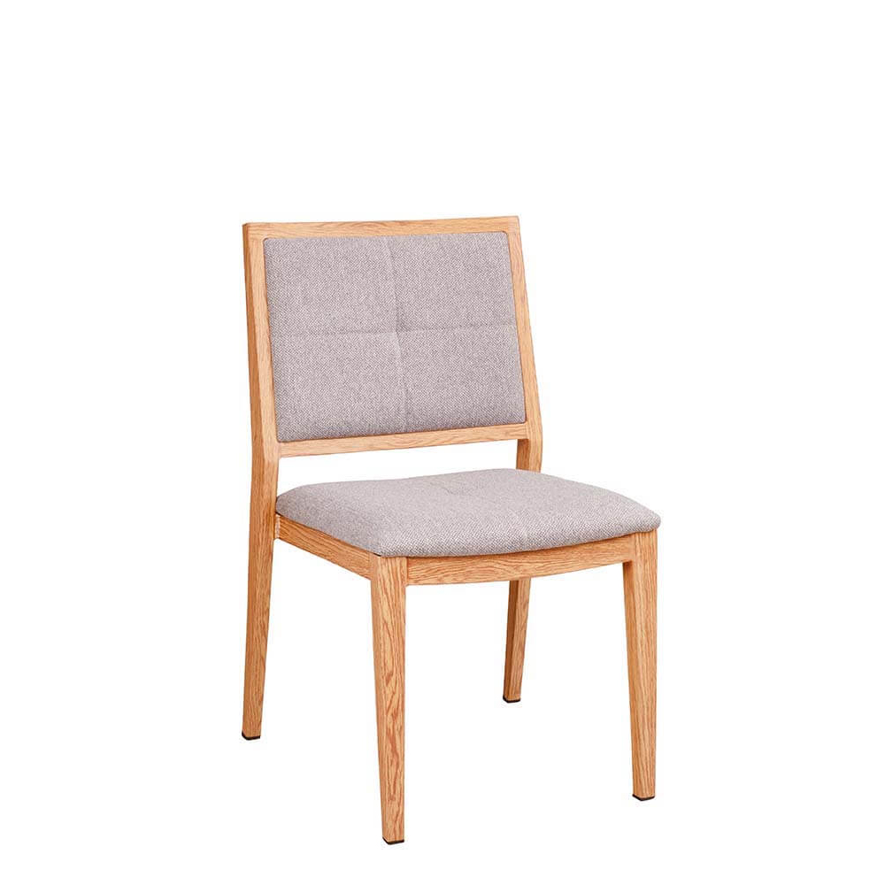 Bankettstuhl-Stapelstuhl_Tirano_22 Stapelbarer Bankettstuhl Tirano mit Polsterung und Holzoptik-Gestell