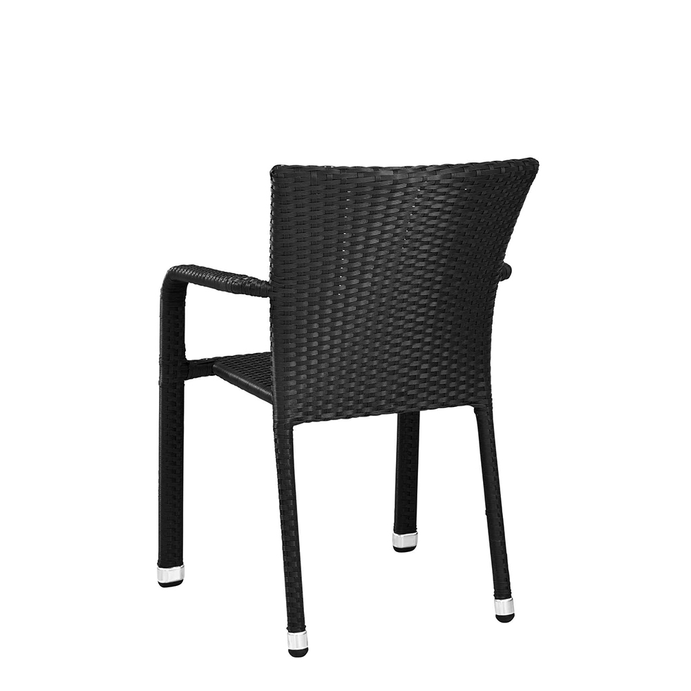 Gastronomiestuhl_Terrassenstuhl_Basato_black_hinten
