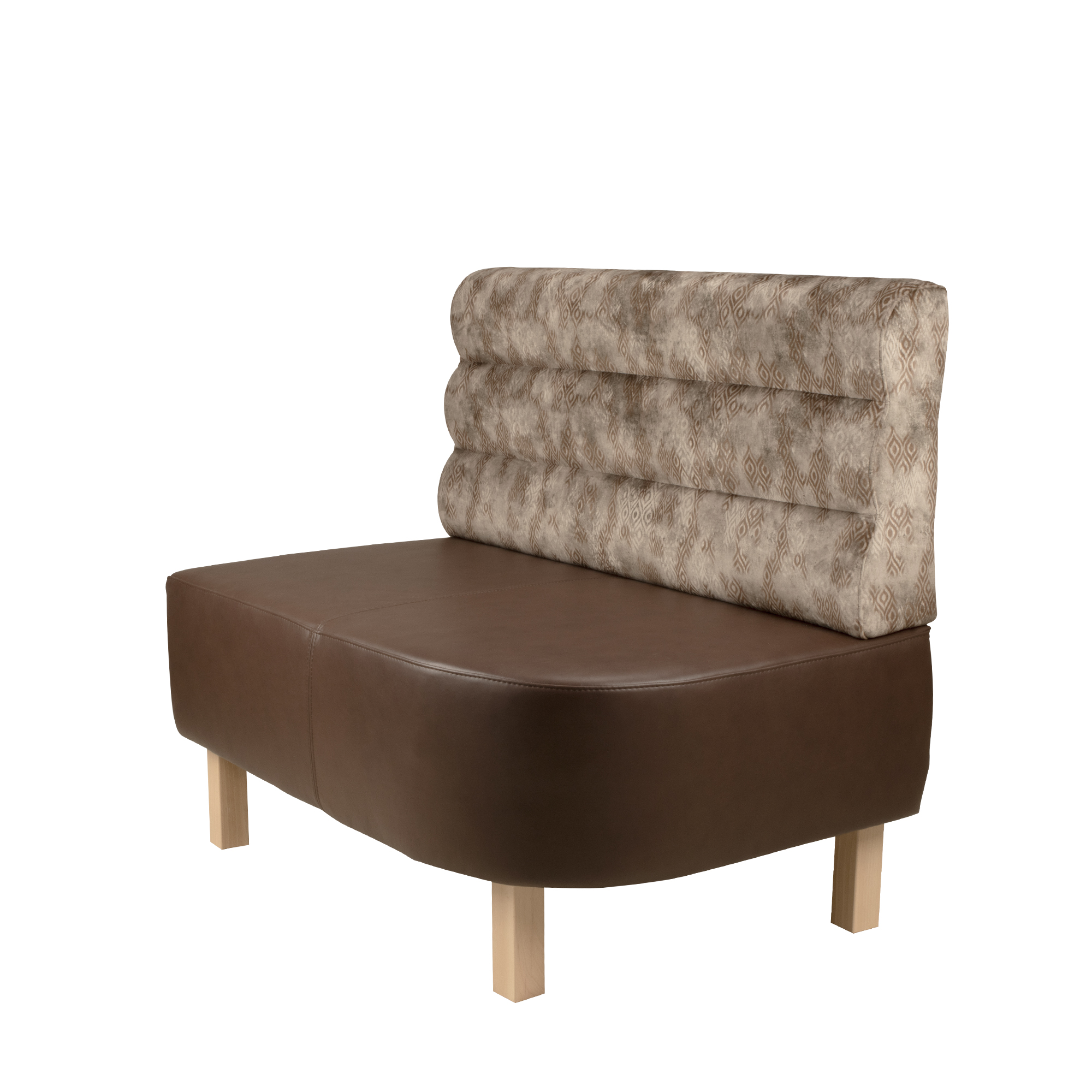 Econa-102-100 modulare Polsterbank – Vorderansicht