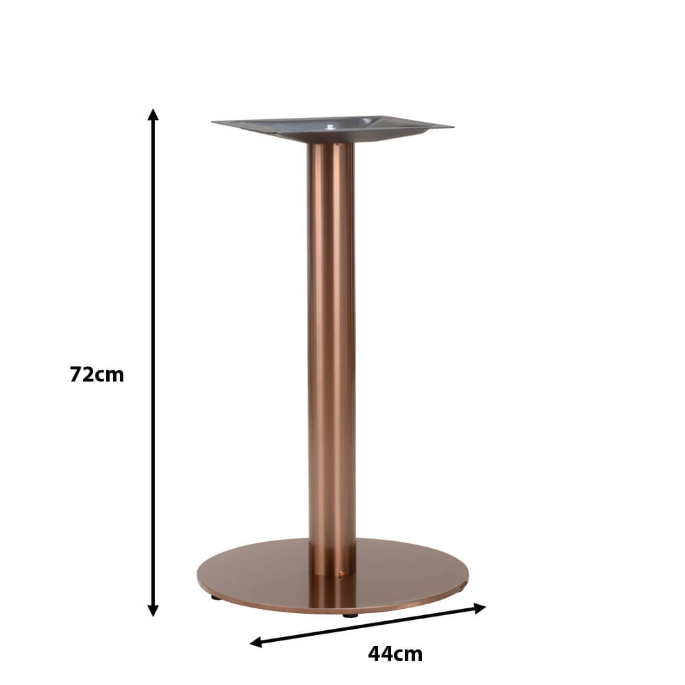 Tischgestell Marino TGF Copper 400 Maße