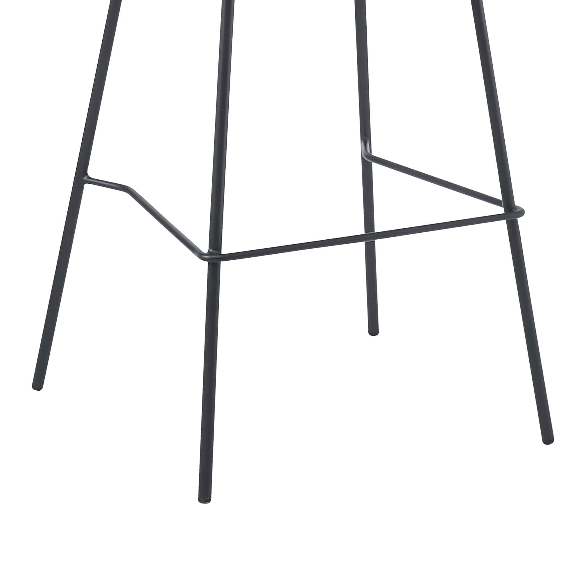 Estara-Bar Brown Indoorstuhl mit Armlehnen und Vollpolsterung – Metallgestell