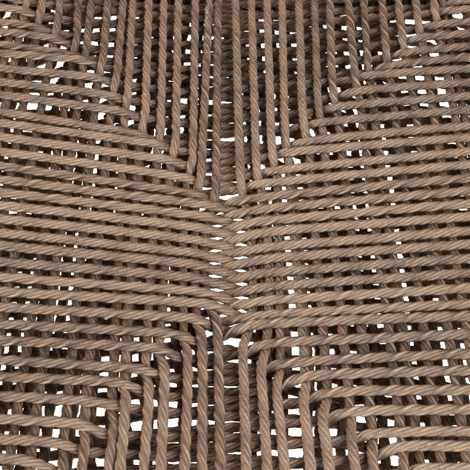 Sisson Wheat Outdoorstuhl mit Geflecht – Detail Geflecht