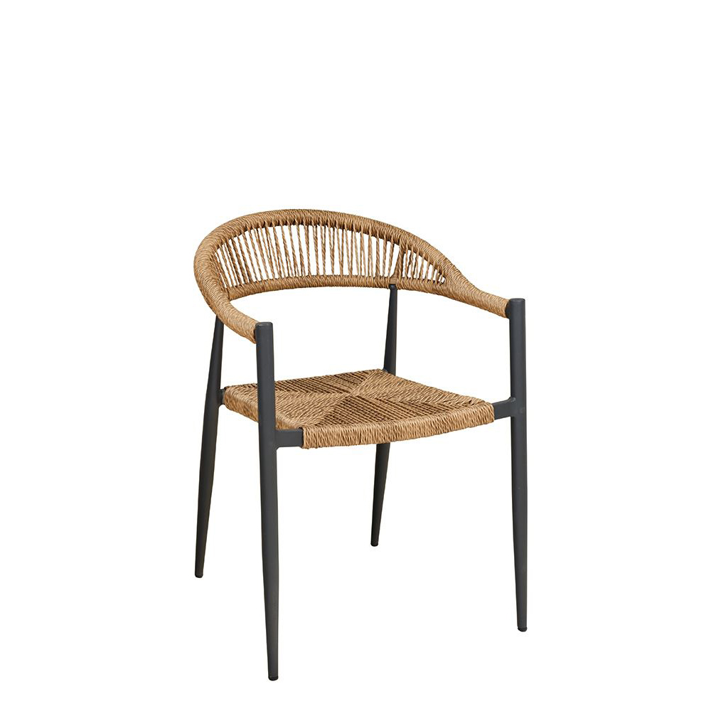 Spidana-X-natur_vorne_2_1000px Terrassenstuhl Gastronomie Spidano-X real natural_Frontalansicht