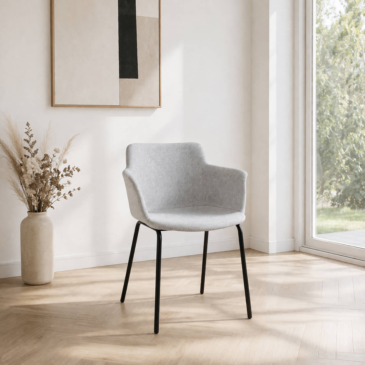 Foma 822 Vollpolsterstuhl für Gastronomie – Milieubild Einzeln