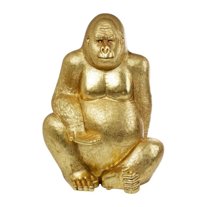 Deko-Figur_Gorilla-Gold-XL_1 Deko Figur Gorilla Gold XL 180