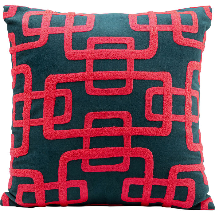 KARE-57274-700x700 Kissen Chain Pink 45x45cm