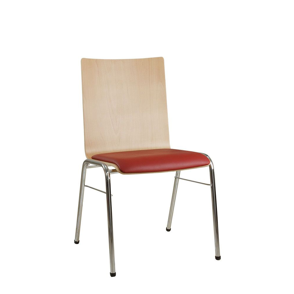 gastronomie-konferenzstuhl-eruno-310-20-_0 Konferenzstuhl Eruno-310 mit gepolsterten Sitz, verchromtem Metallgestell, stapelbar