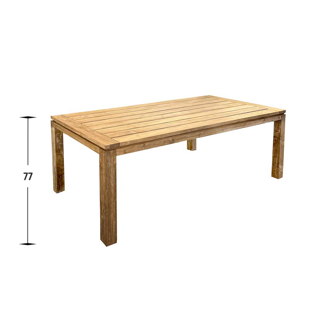 Gastronomie-Outdoortisch_Bella-tisch_vorne_Bemassung_1000px Tisch Bella