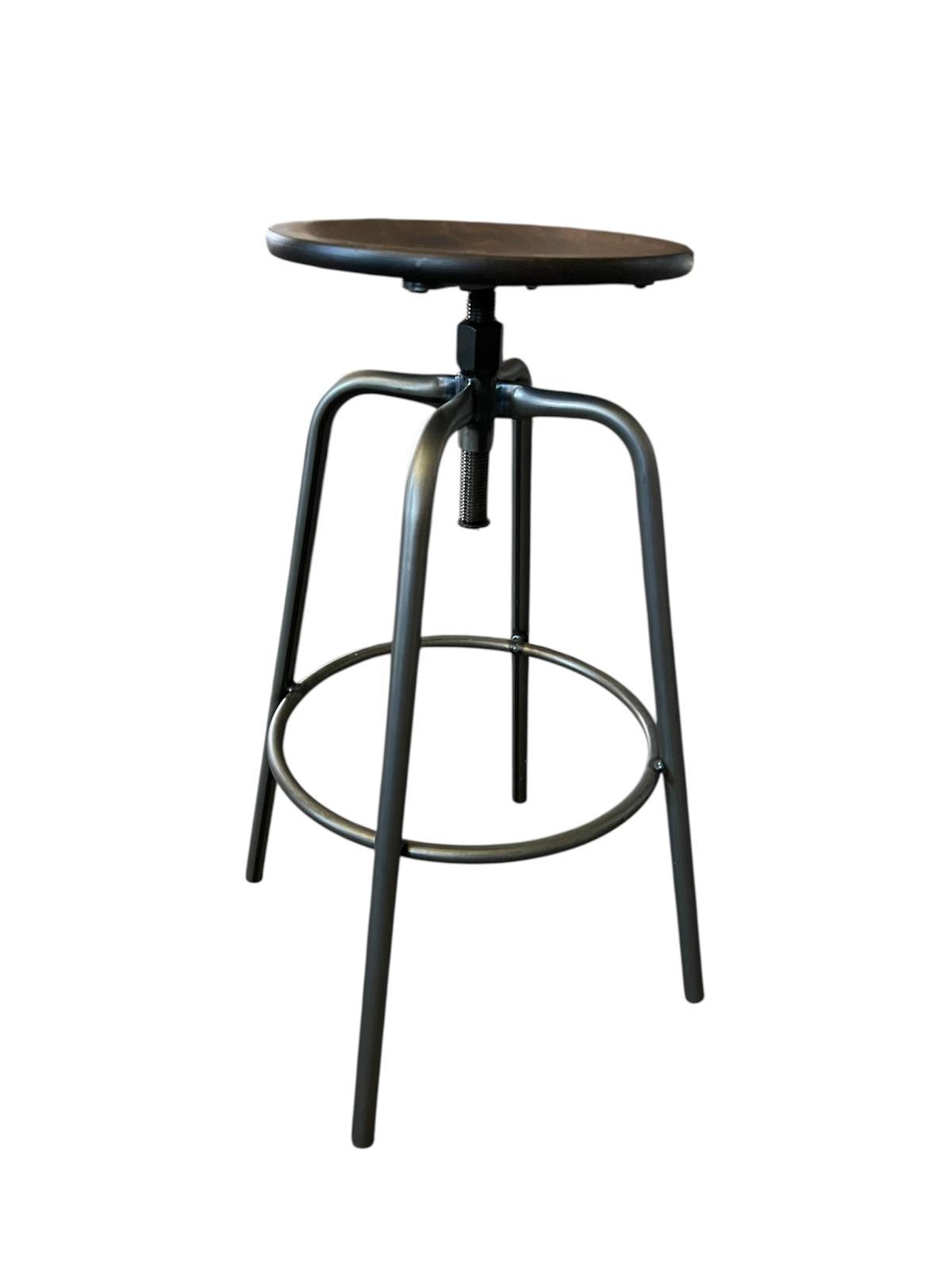 08-041125 Barhocker Metall Dreh Sonderposten