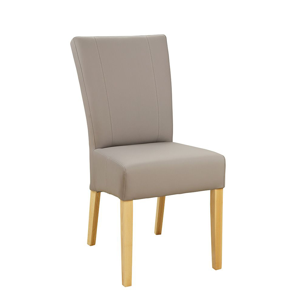 Beizton: Buche natur/Bezug: Professional-Como-Grau