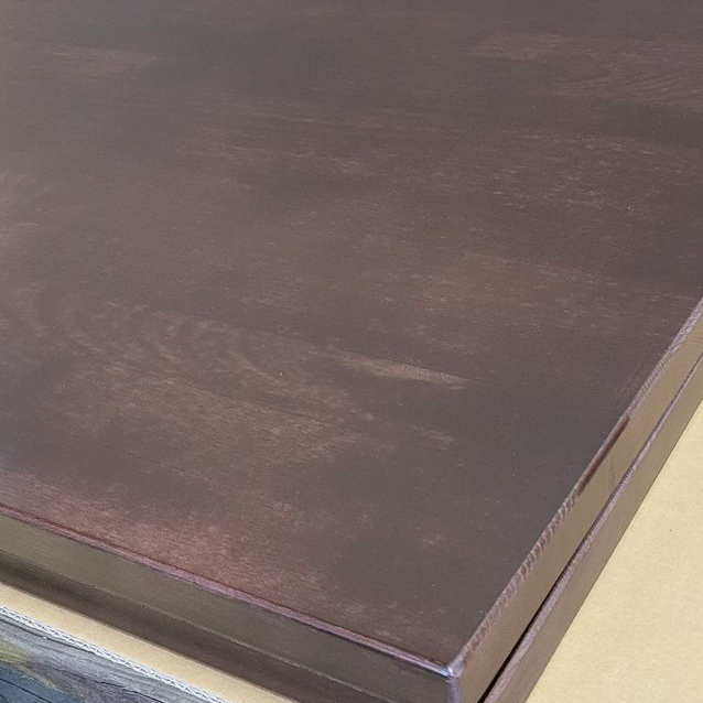 Tischplatte Massivholz 25mm 100x75cm - Sonderposten