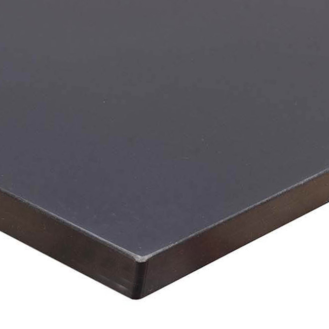 HPL Compact Anthrazit Tischplatte