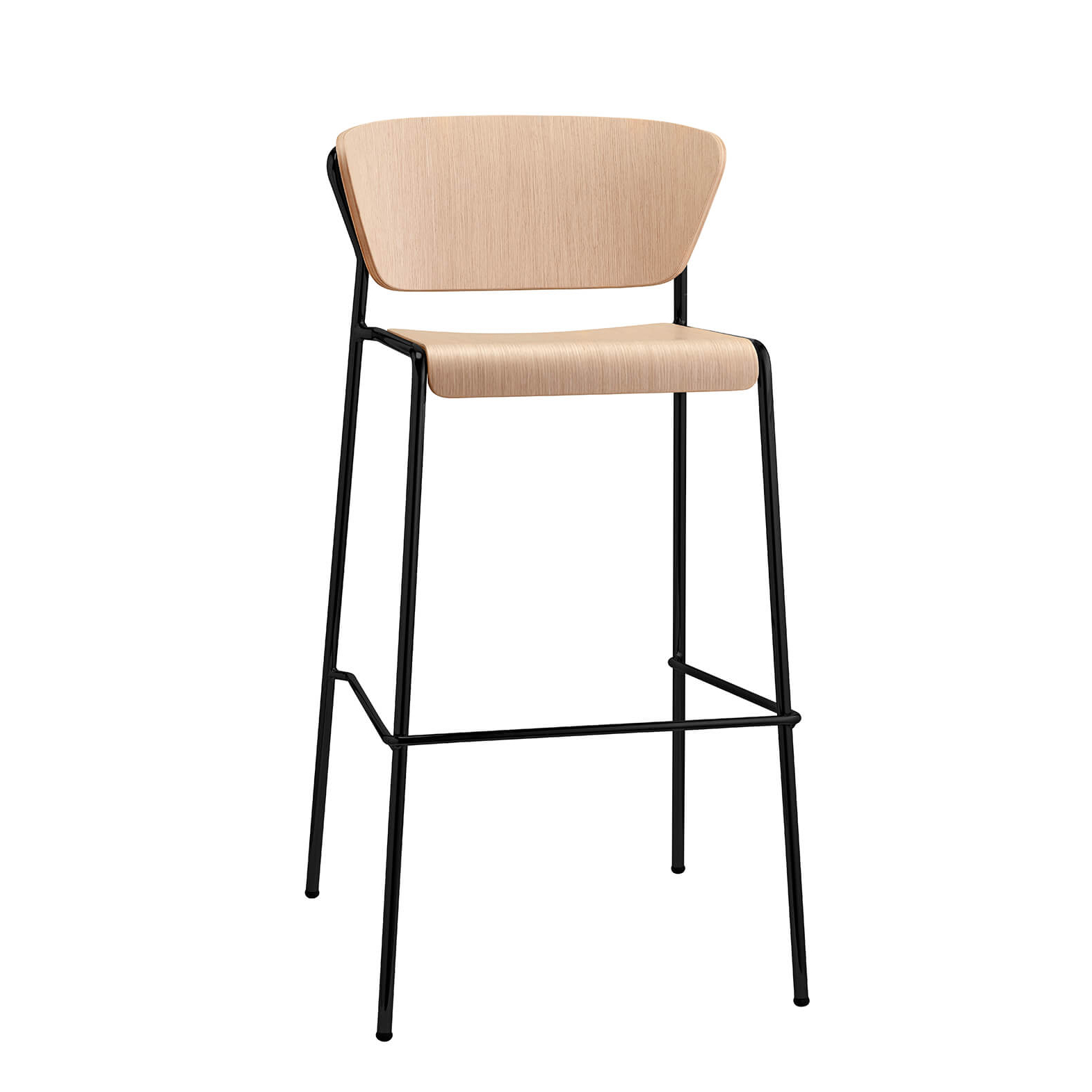 Metallbarstuhl_Gastronomiebarhocker-Liesa-Bar_2854_anthrazit_FS_vorne Liesa Bar 2854 Anthrazit