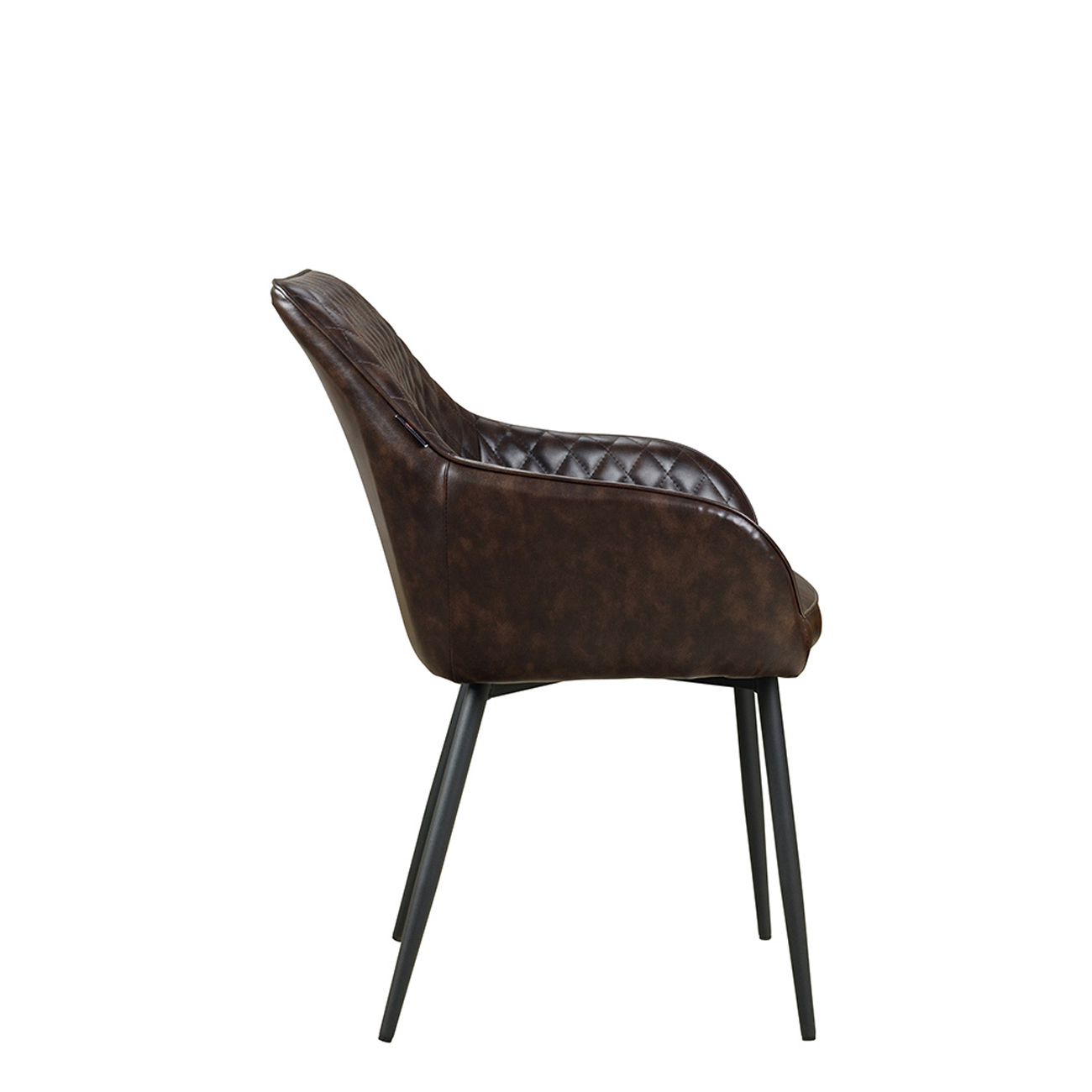 Gastronomiestuhl_Polsterstuhl_Lunaro-Step-Arm_dark-brown_Seite_1000px