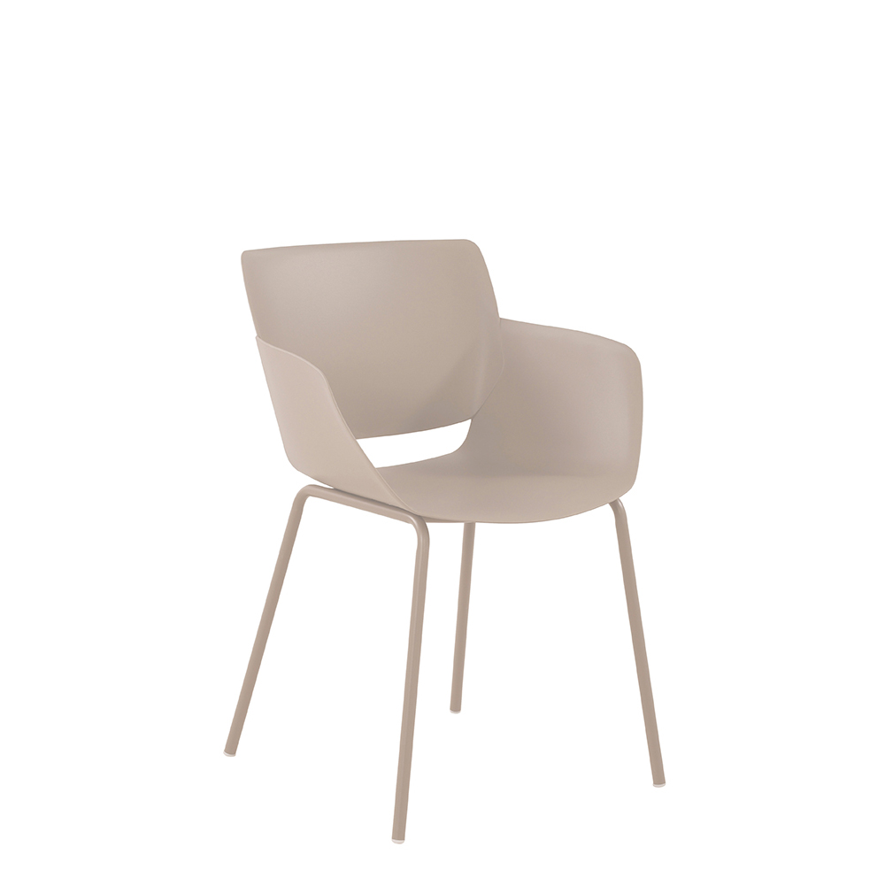 Outdoorstuhl_FOMA-F863-light-grey_v Outdoorstuhl FOMA-F863 Light-Grey vorne