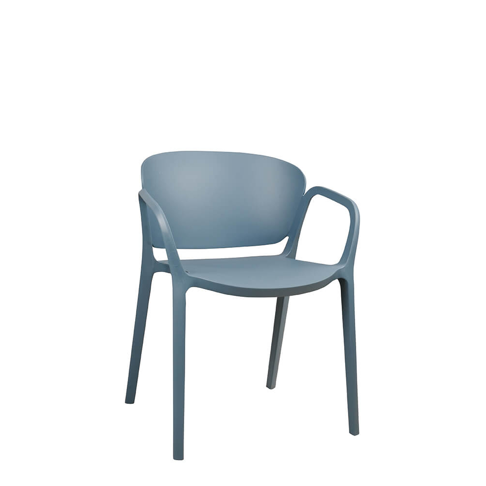 Kunststoffstuhl FOMA-1800 Cold Blue