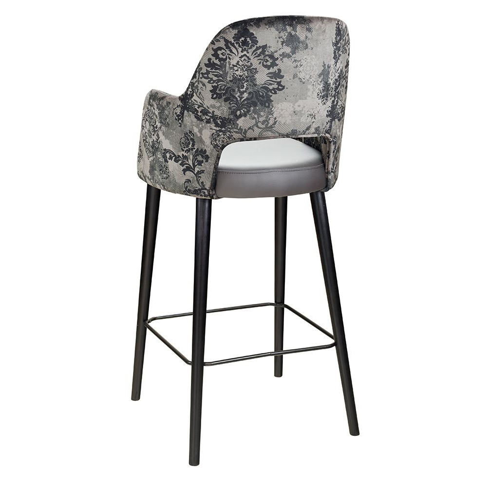 gastronomie-barhocker-sona-200-arm-bar-_2 Beizton: Schwarz | Bezug Sitz:A2866 | Bezug Rücken: A3174
