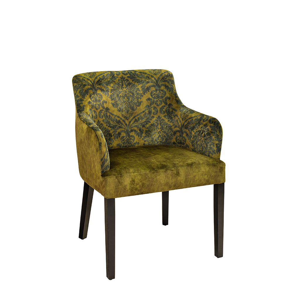 Beizton: Wenge | Sitz: A3943-gelb | Rücken: A3958-Flower