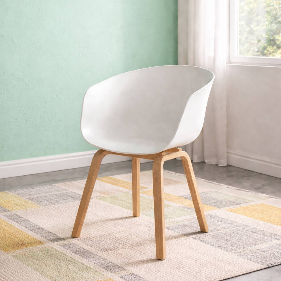 Gastronomiestuhl Polsterstuhl Bentato Arm - Milieubild Einzeln