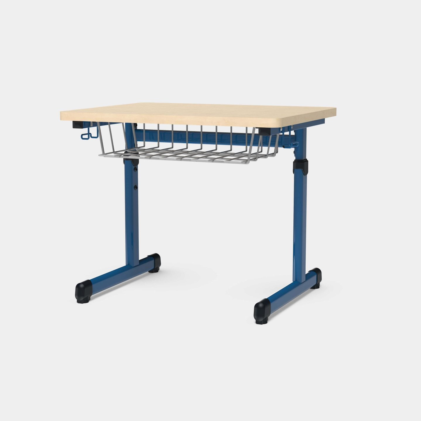 ID-00119-PUPITRE-SIMPLE-REGULABLE-RAL-5015-ISOMETRICA-WITH-DRAWER-min-scaled