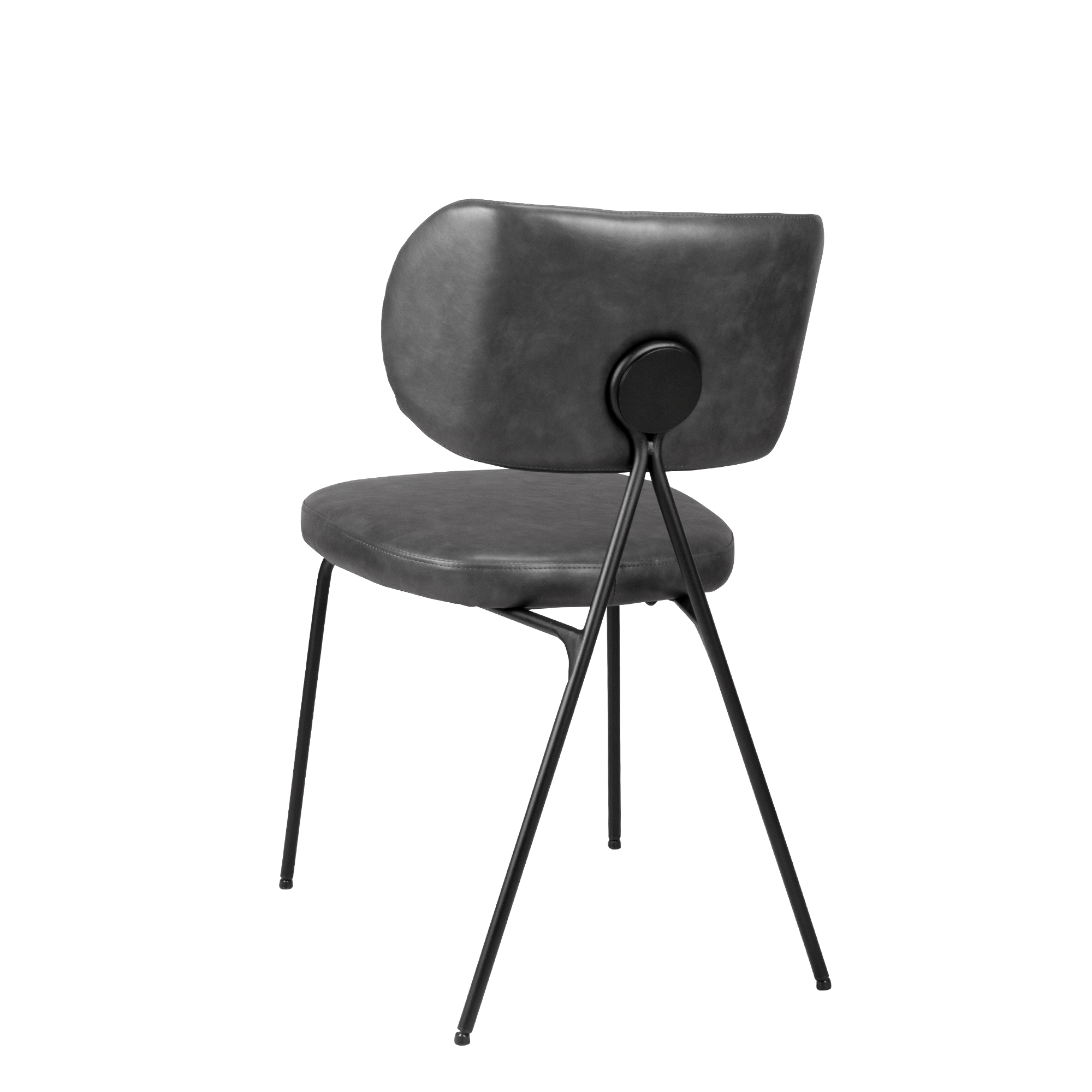 Vollpolsterstuhl Cuba Nappa Mouse – Rueckansicht