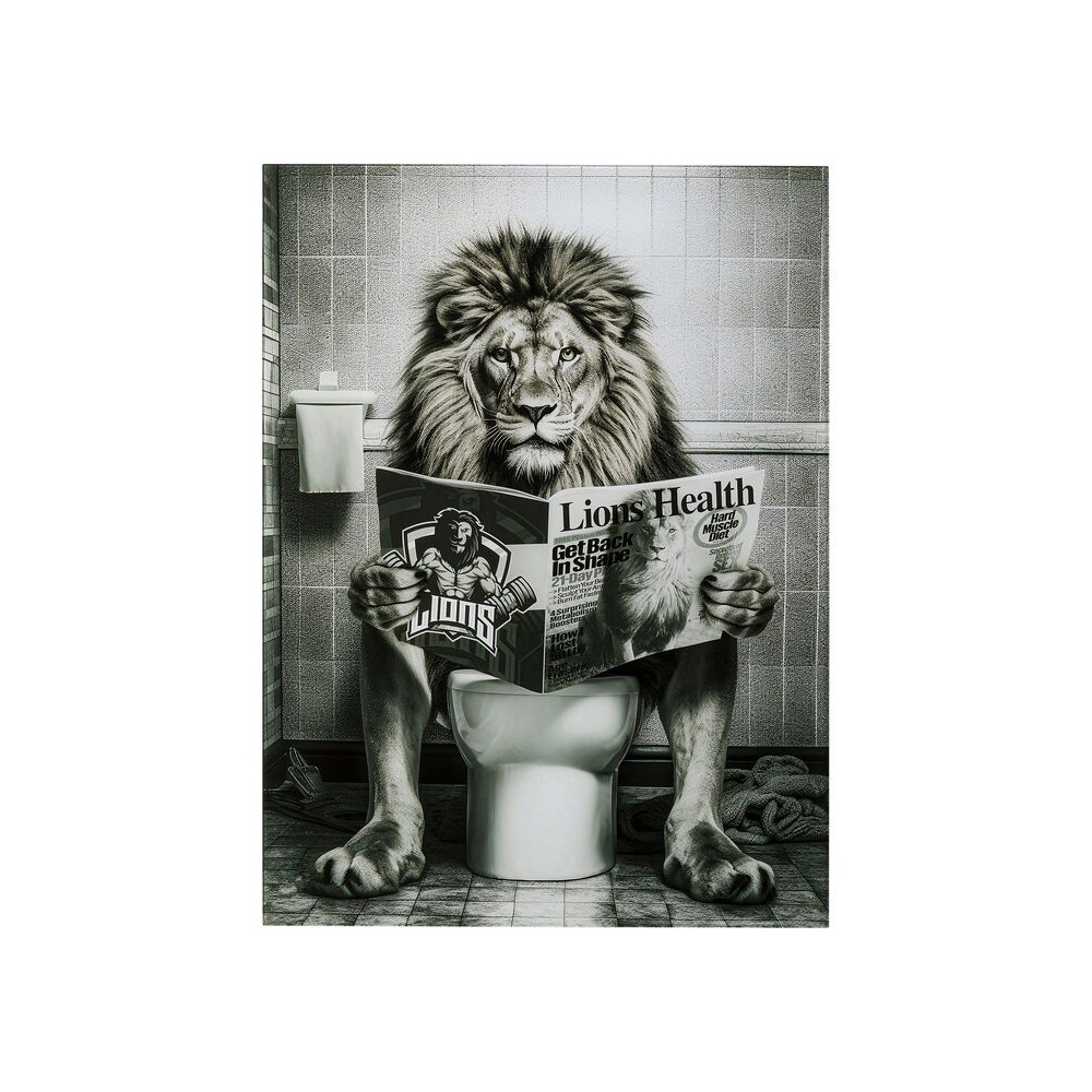 56273_master_a Glasbild Bath Lion