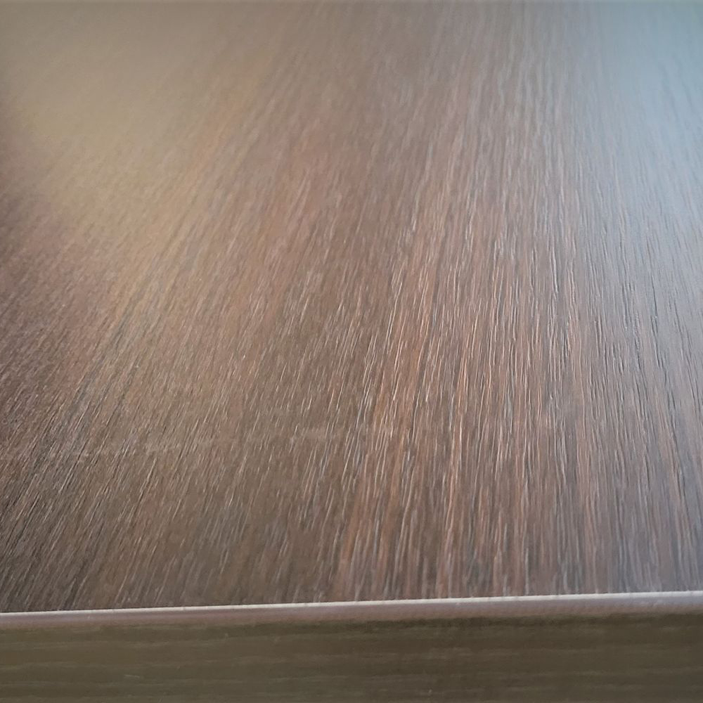 Tischplatte Melaminharz 50mm 125x100cm Wenge - Sonderposten