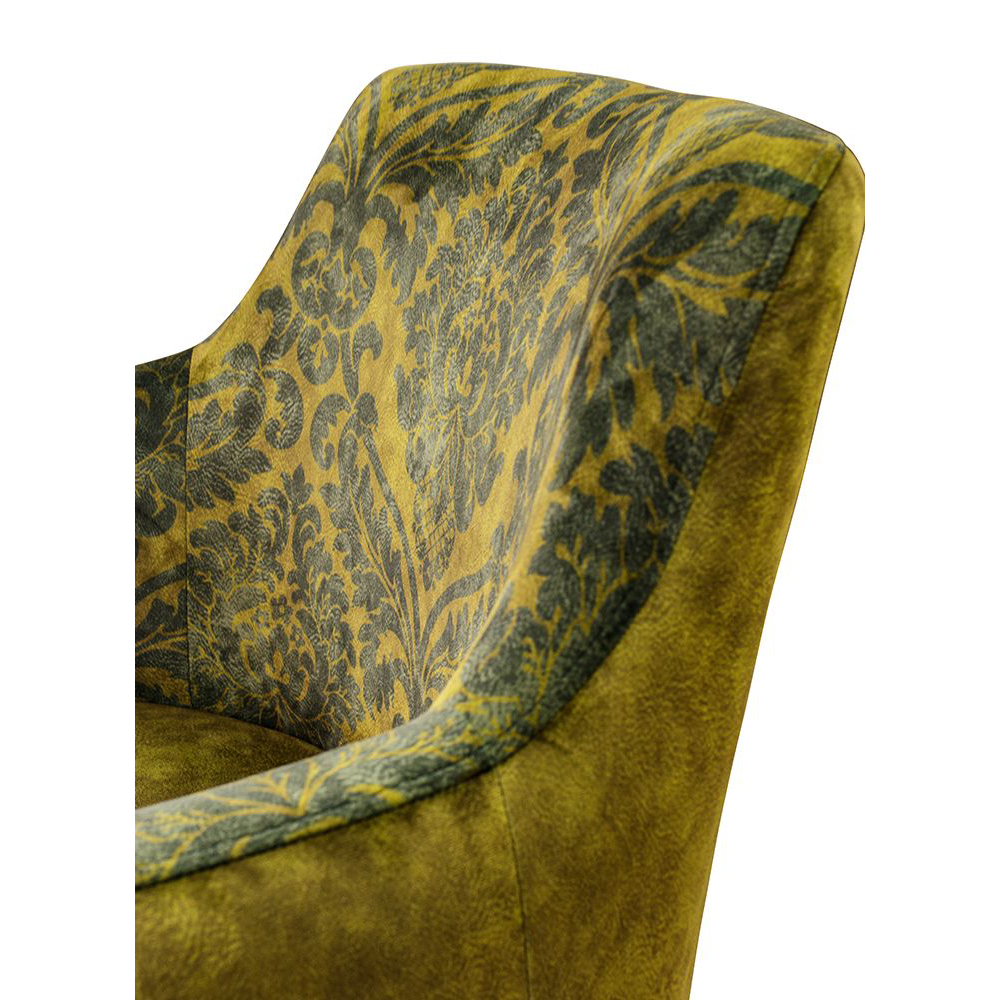 Beizton: Wenge | Sitz: A3943-gelb | Rücken: A3958-Flower