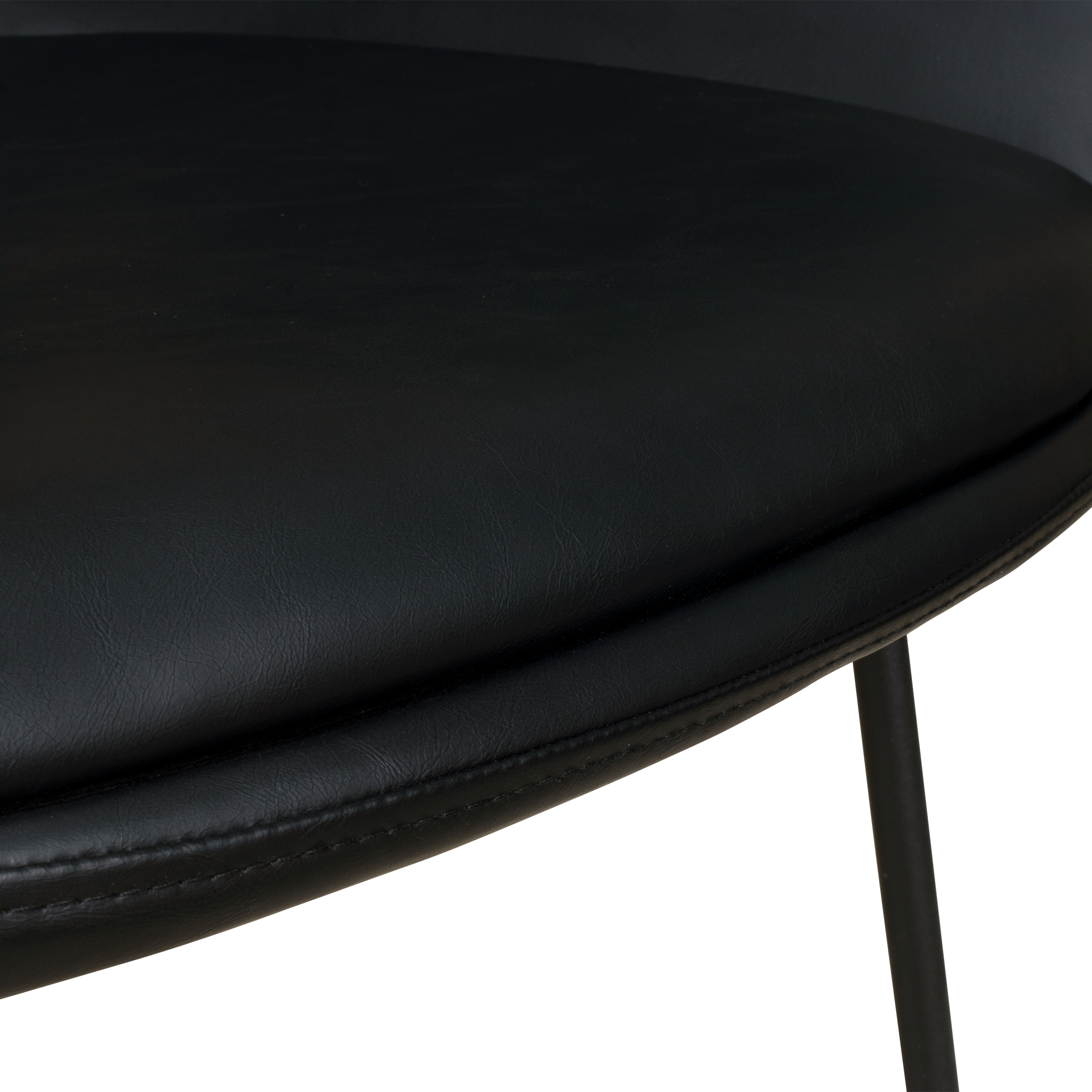 Rito Arm Antique Black Vollpolsterstuhl für Gastronomie – Sitzflaeche