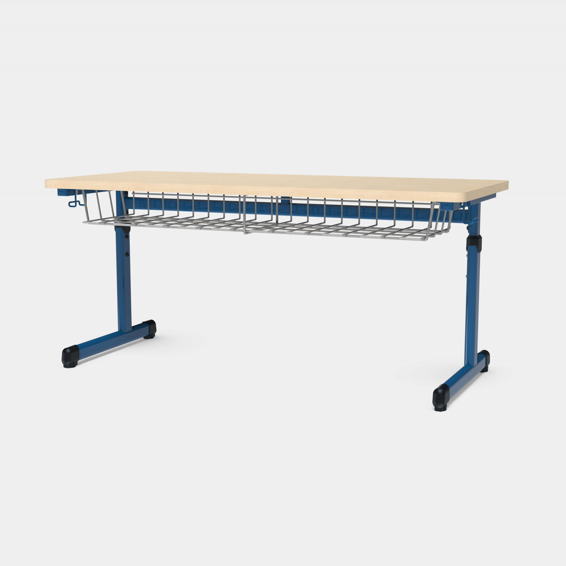 ID-00119-PUPITRE-DOBLE-REGULABLE-RAL-5015-ISOMETRICA-WITH-DRAWER-min-scaled