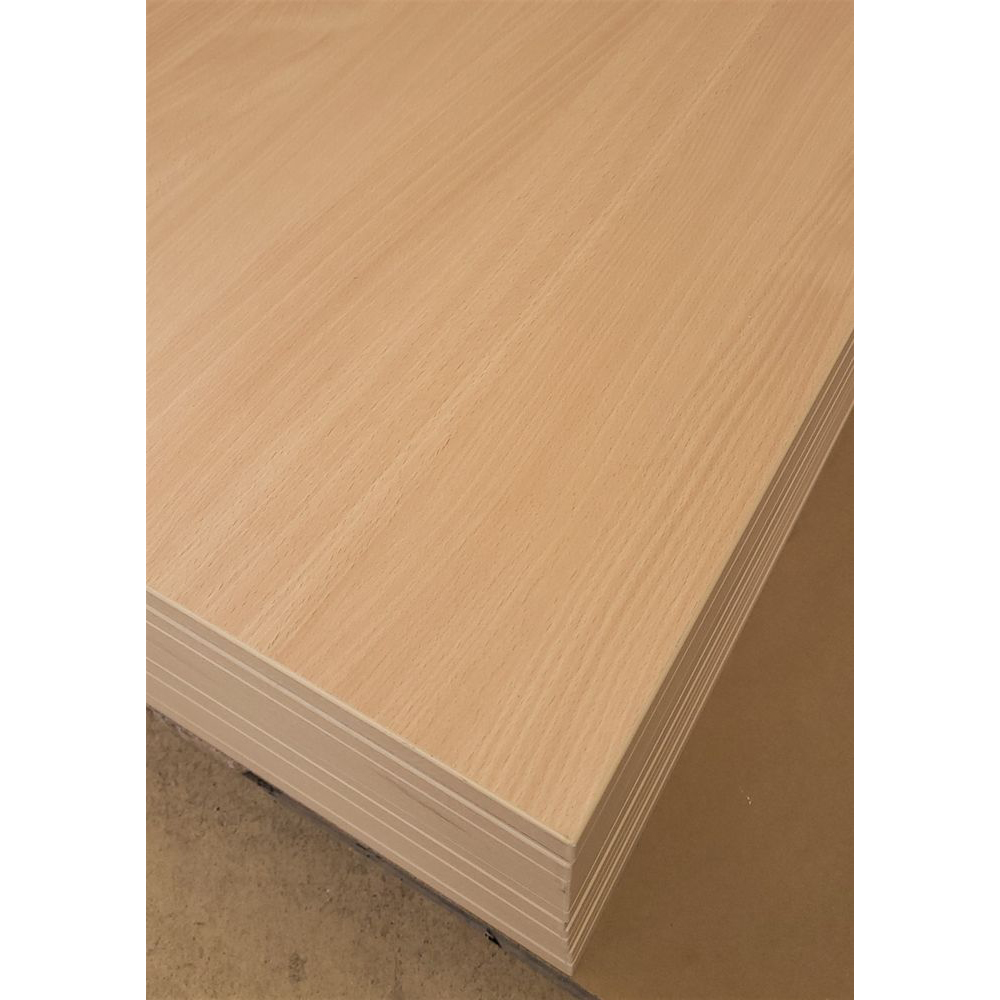 Melaminharz-Tischplatte 25mm 80x80cm Buche natur - Sonderposten