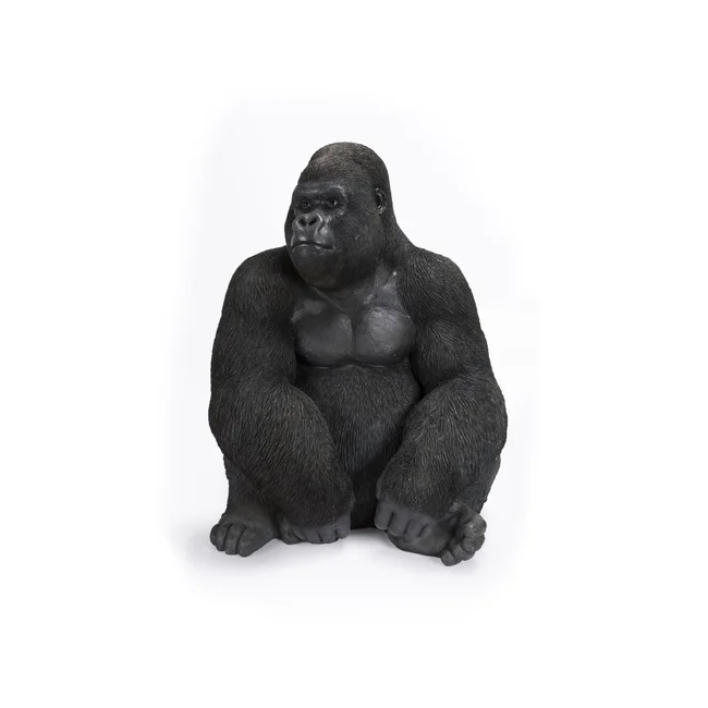 Deko-Figur_Monkey-Gorilla-Side-XL-Schwarz_1 Deko Figur Monkey Gorilla Side XL Schwarz 76cm