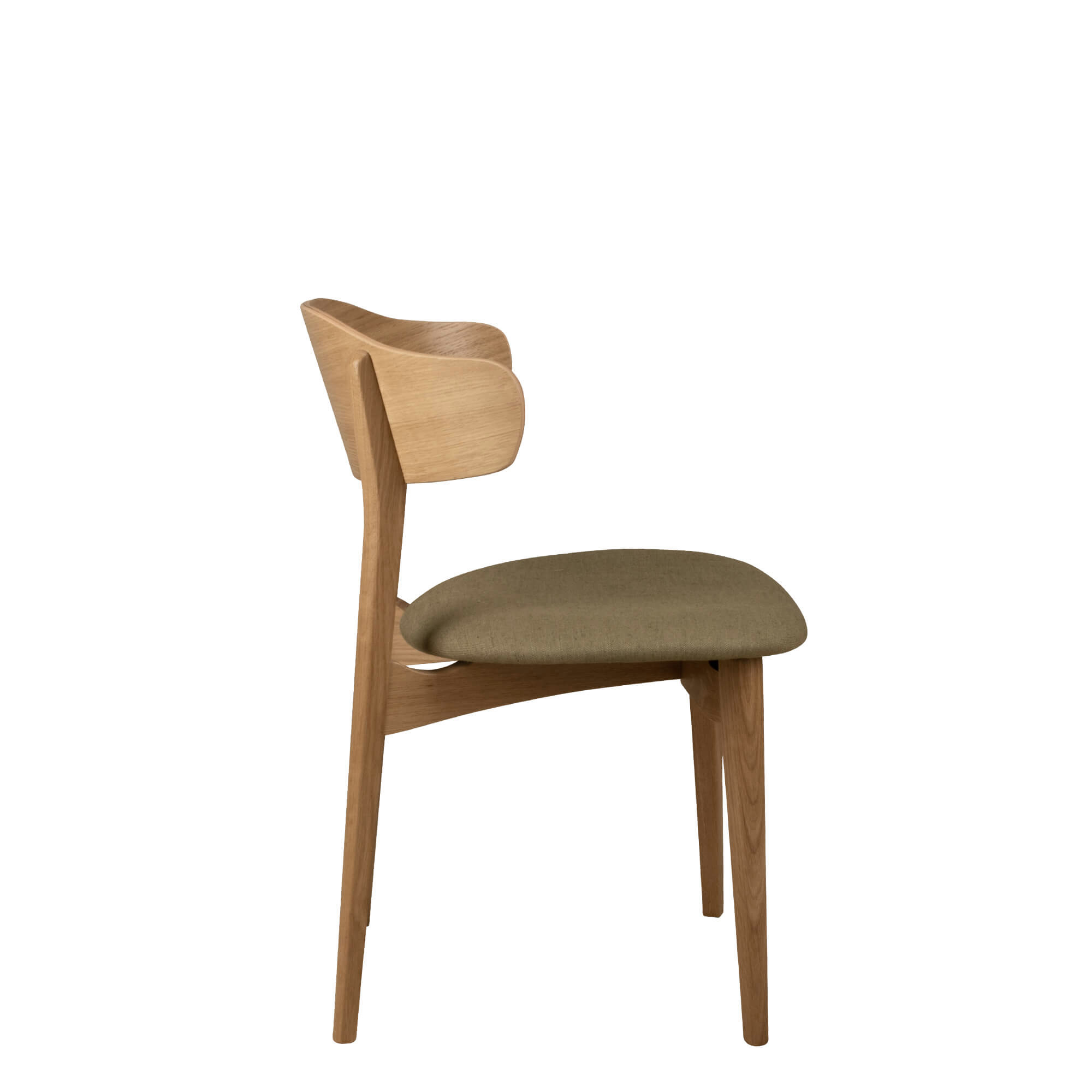 indoorstuehle_gastronomie_kani_p_eiche_seitenansicht Kani P Eiche Indoorstuhl mit Polsterung – Seitenansicht