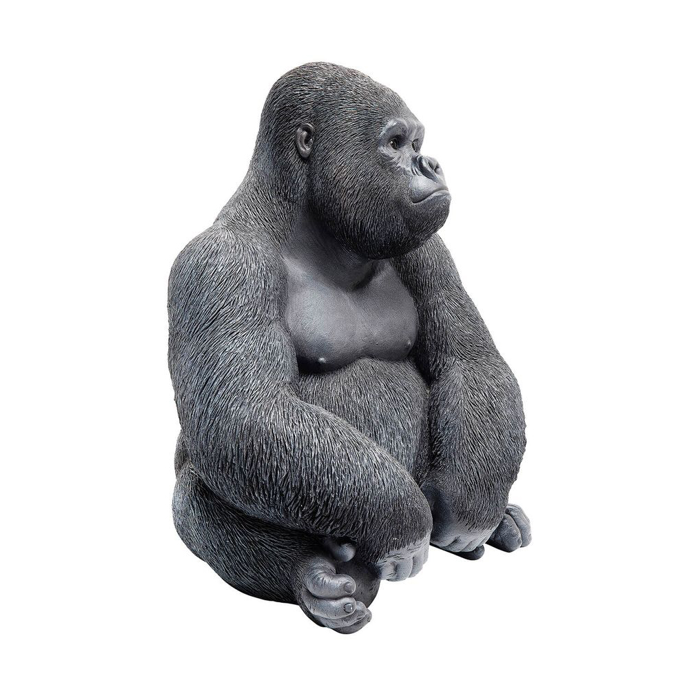 60465_master_30 Deko Figur Monkey Gorilla Side Medium Schwarz